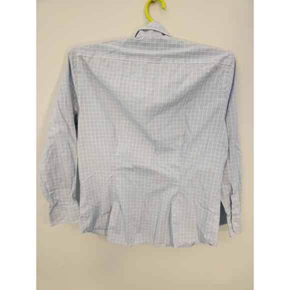 Bonobos Shirt Mens Small Short Blue Check Athletic Long Sleeve Business Preppy - Picture 4 of 11